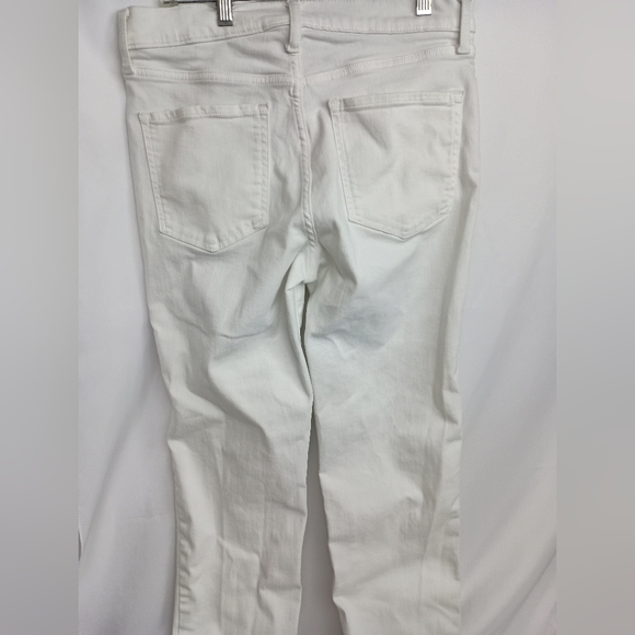 2/$30 Banana Republic Slim Butterly White Jeans-(#1,419) - Picture 7 of 8